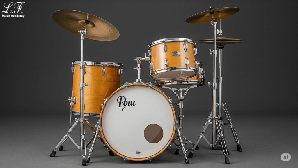 Bateria acústica básica completa