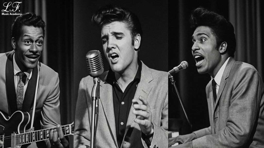 Rock and Roll: Chuck Berry, Elvis Presley e Little Richard