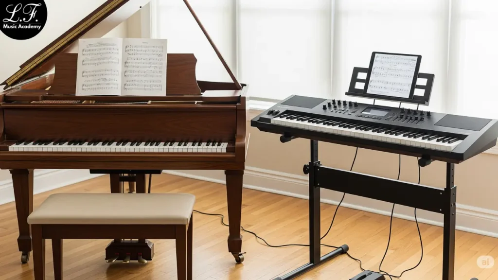 Diferença entre Teclado e Piano 1