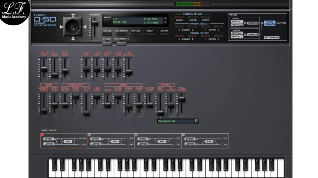 Sintetizador Roland D-50 para PCs