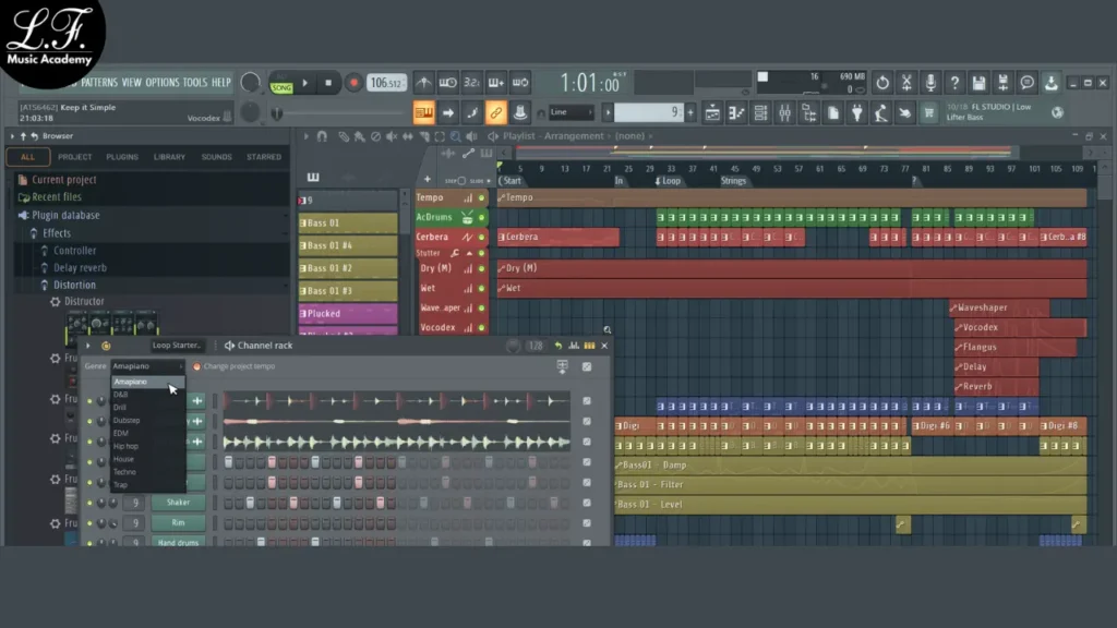 FL Studio panorama
